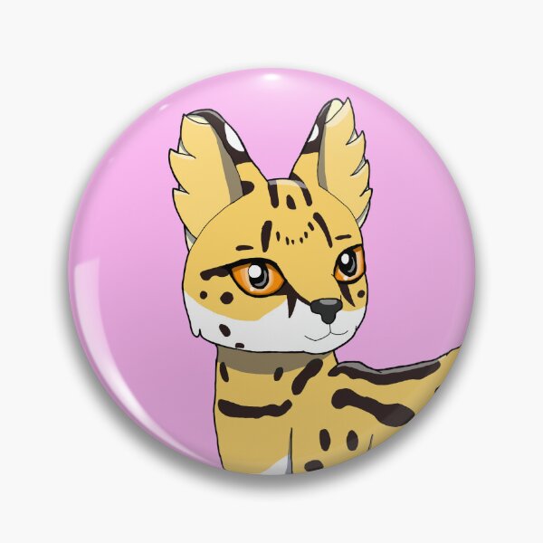 Artikelvorschau, Chibi-Serval entworfen und verkauft von JulFrostDesigns.