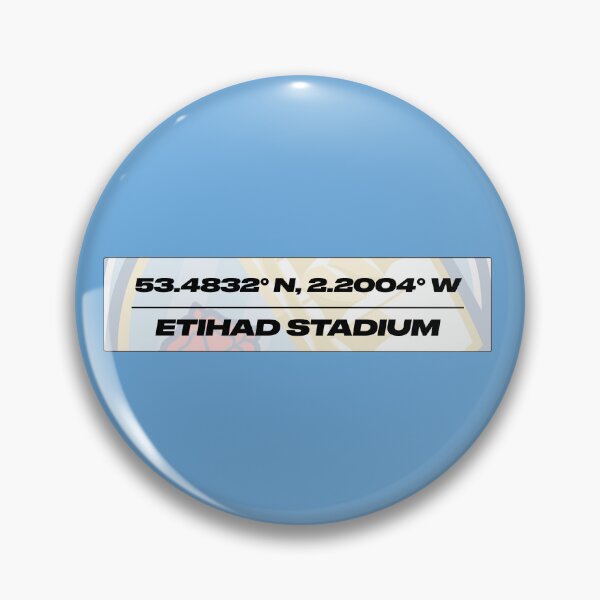 Item preview, Manchester City: Etihad Stadium Coordinates designed and sold by BeetleDesigns.