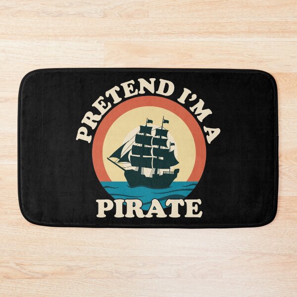 Item preview, Pretend i'm a Pirate Funny Halloween Sunset Quote designed and sold by RayanPod.