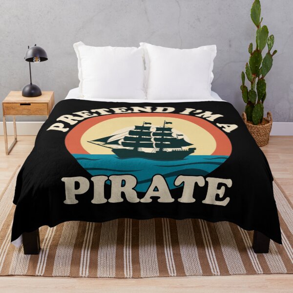 Item preview, Pretend i'm a Pirate Funny Halloween Sunset Quote designed and sold by RayanPod.