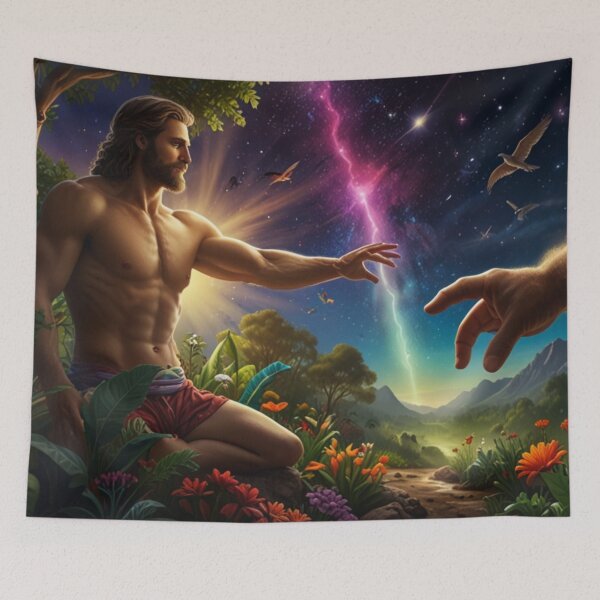Item preview, Adam being create by God designed and sold by Itzjustlife.