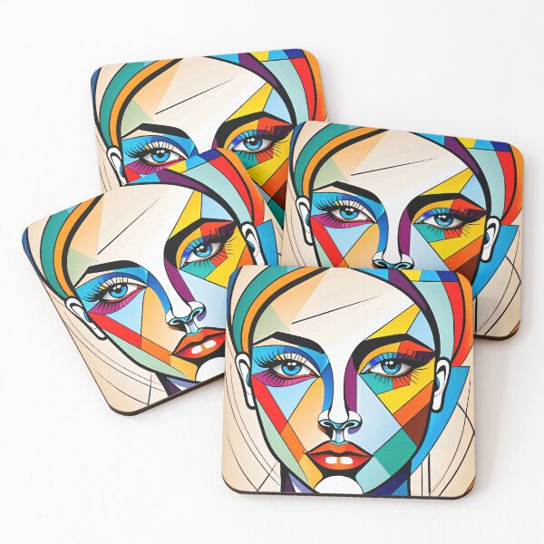 Item preview, A Cubist Portrait of a Girl designed and sold by LKozerski.
