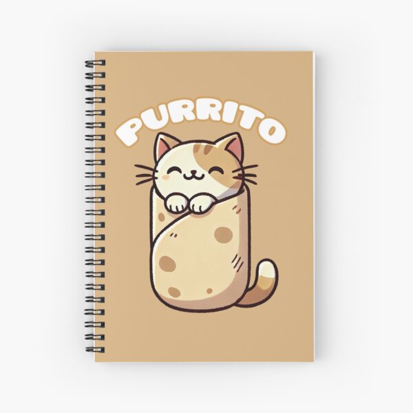 Item preview, Cat in burrito designed and sold by PetPaletteCards.