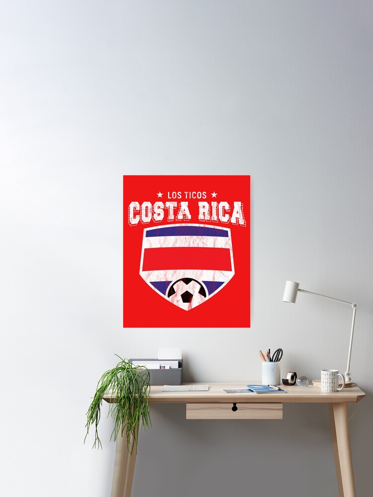 Costa Rica Football National Flag T Shirt World Soccer Jersey Cup  Essential T-Shirt for Sale by Print Cartel