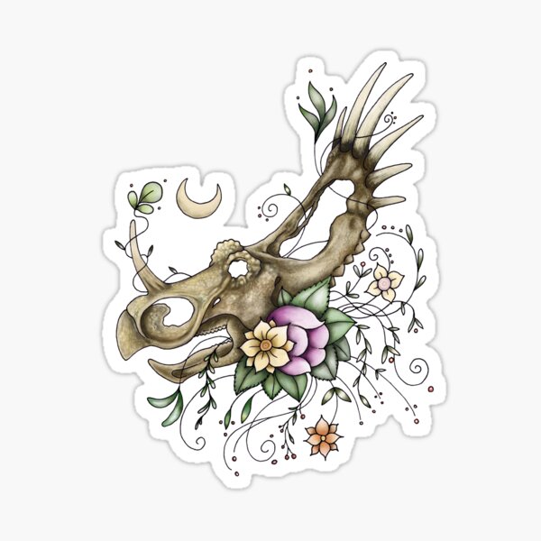 Item preview, Styracosaurus - Dinosaur Skull designed and sold by MonoMano.