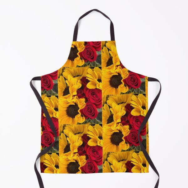 Item preview, Sunflowers and red roses  designed and sold by Lauracolleen3.