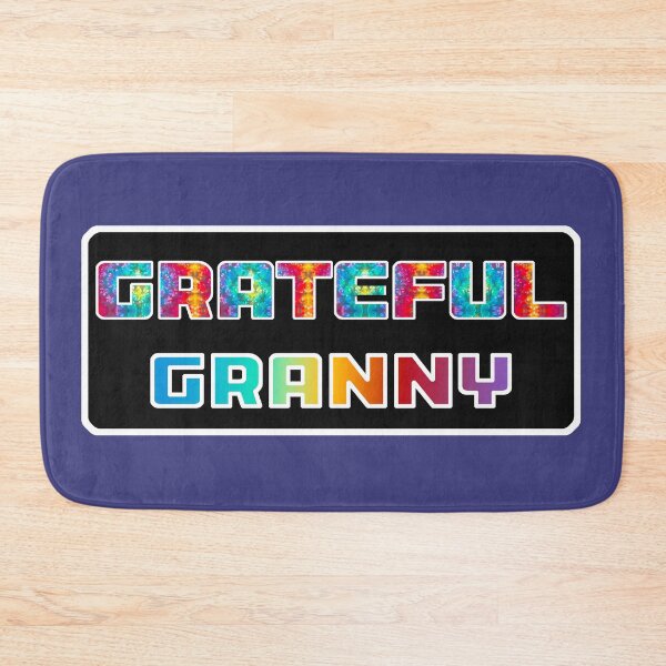 Item preview, Grateful Granny tie dye dead head grandma grandmother designed and sold by AuroraXGreen.