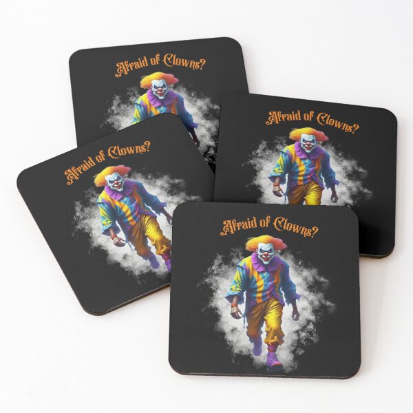 Item preview, Afraid of Clowns? Scary Halloween Design designed and sold by signshirtz.