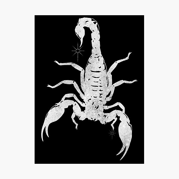 Item preview, Retro Weathered Scorpion Goth Drawing designed and sold by Arcane Orchid.