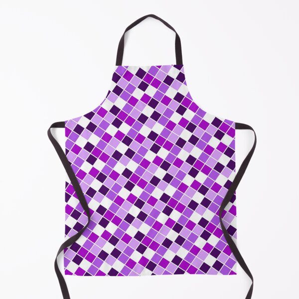 Item preview, Colorful Square Geometry Blocks Purple Theme designed and sold by EvergreenMotifs.