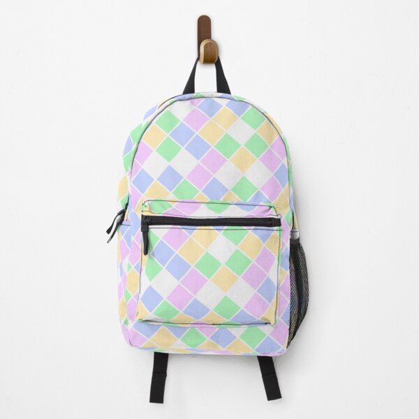 Item preview, Colorful Square Geometry Blocks Pastel Theme designed and sold by EvergreenMotifs.