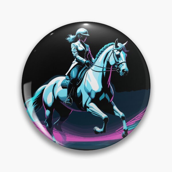 Item preview, Dressage riding horse dynamic gift designed and sold by Pineapple-Tree.