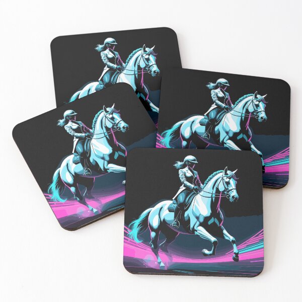 Item preview, Dressage riding horse dynamic gift designed and sold by Pineapple-Tree.