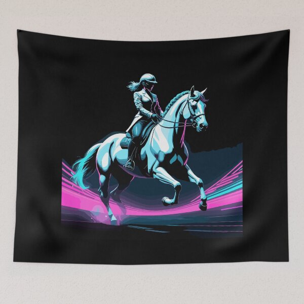 Item preview, Dressage riding horse dynamic gift designed and sold by Pineapple-Tree.