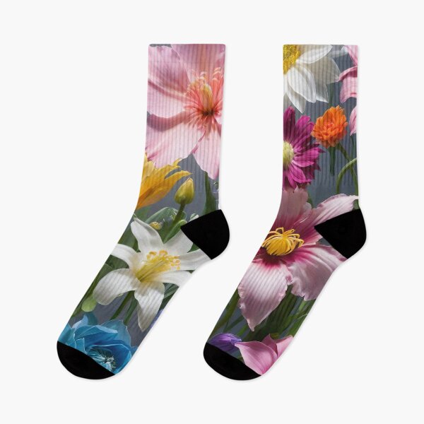 Item preview, Cute spring wildflowers, wild flowers floral poster design, background. designed and sold by HAKKI ARSLAN.