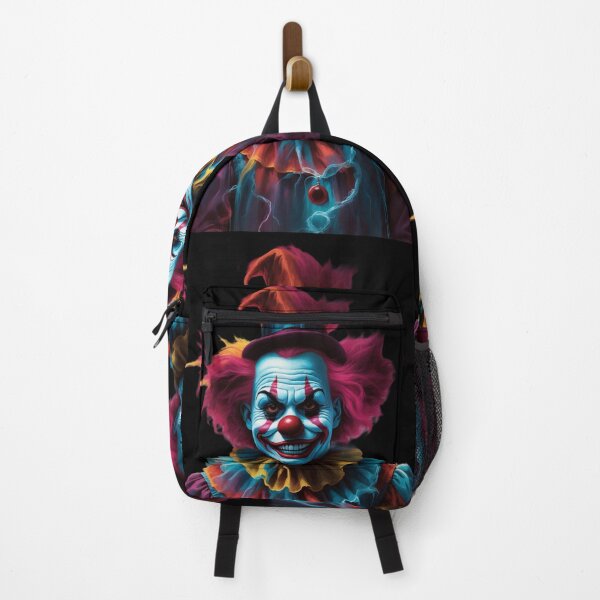 Item preview, Carnival of Fear: Creepy Clown Captures Nightmarish Charm designed and sold by ArtComixHaven.