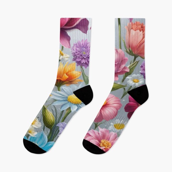 Item preview, Cute spring wildflowers, wild flowers floral poster design, background. designed and sold by HAKKI ARSLAN.