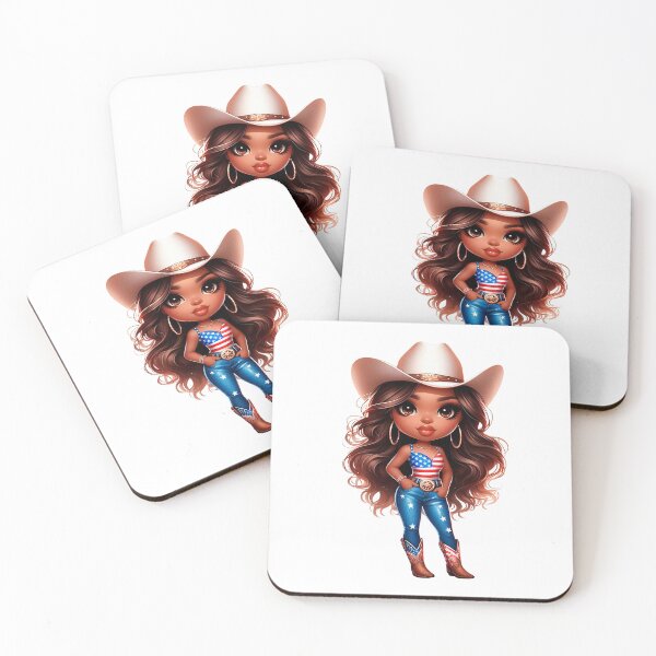 Item preview, 4Th July Black Chibi Girl, 4Th July Afro American Chibi,  Afro Chibi Girl, Black  American Chibi Doll, Afro Chibi Doll, Independence Day Chibi Girl, Happy American Day, American Holiday.. designed and sold by gabrielakrall.