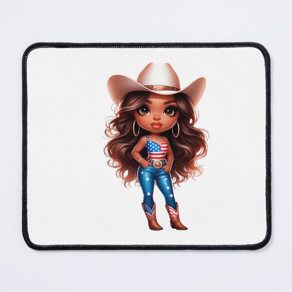 Item preview, 4Th July Black Chibi Girl, 4Th July Afro American Chibi,  Afro Chibi Girl, Black  American Chibi Doll, Afro Chibi Doll, Independence Day Chibi Girl, Happy American Day, American Holiday.. designed and sold by gabrielakrall.