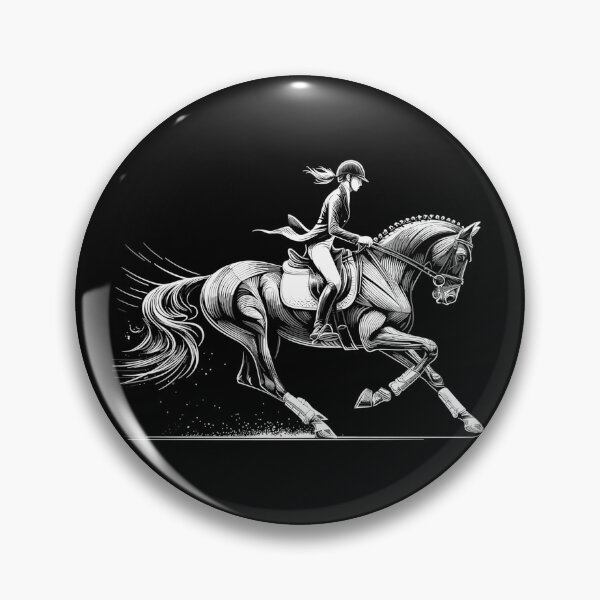 Item preview, Dressage riding horse dynamic gift designed and sold by Pineapple-Tree.