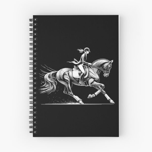 Item preview, Dressage riding horse dynamic gift designed and sold by Pineapple-Tree.