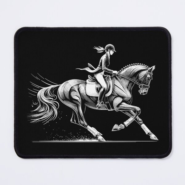 Item preview, Dressage riding horse dynamic gift designed and sold by Pineapple-Tree.