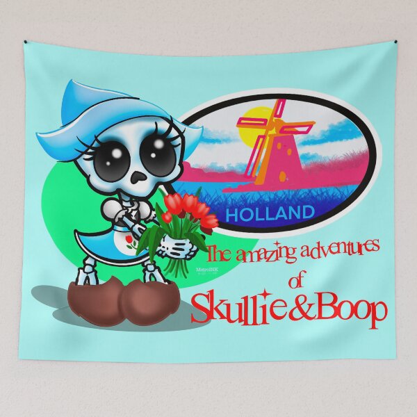 Item preview, Skullie and Boop: Holland designed and sold by MetroInk.