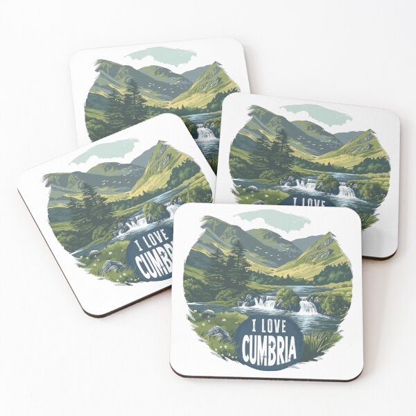 Item preview, I Love Cumbria - Lake District designed and sold by SmallOwlDesign.