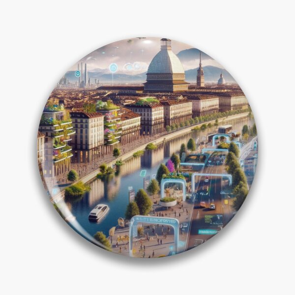 Item preview, Turin - Futuristic Cities designed and sold by Eric Nagel.