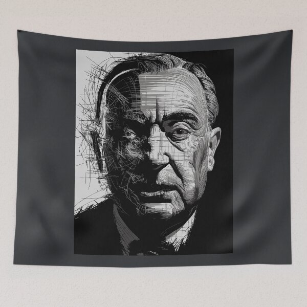 Item preview, Abstract Alfred Hitchcock Portrait Collection designed and sold by paulo silveira.