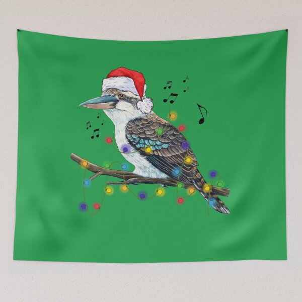 Item preview, Extra festive kookaburras - Xmas kookaburra Christmas Australia Men Woman kids  designed and sold by Taylor  ART.