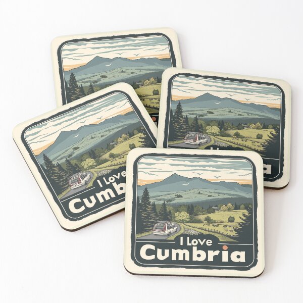 Item preview, I Love Cumbria - Lake District designed and sold by SmallOwlDesign.