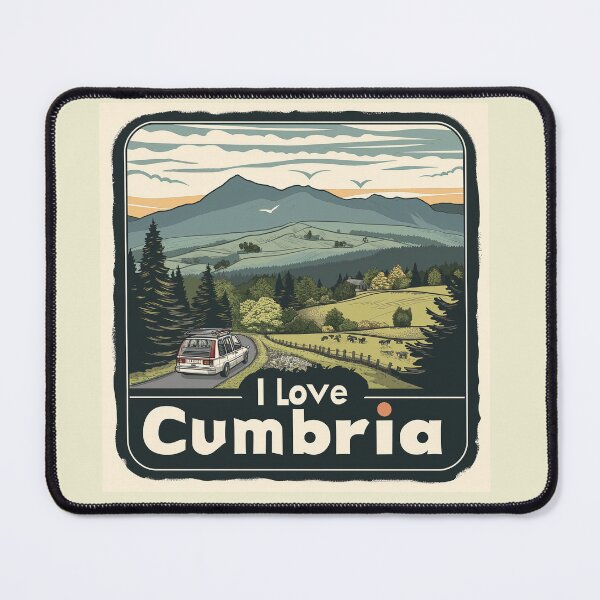 Item preview, I Love Cumbria - Lake District designed and sold by SmallOwlDesign.