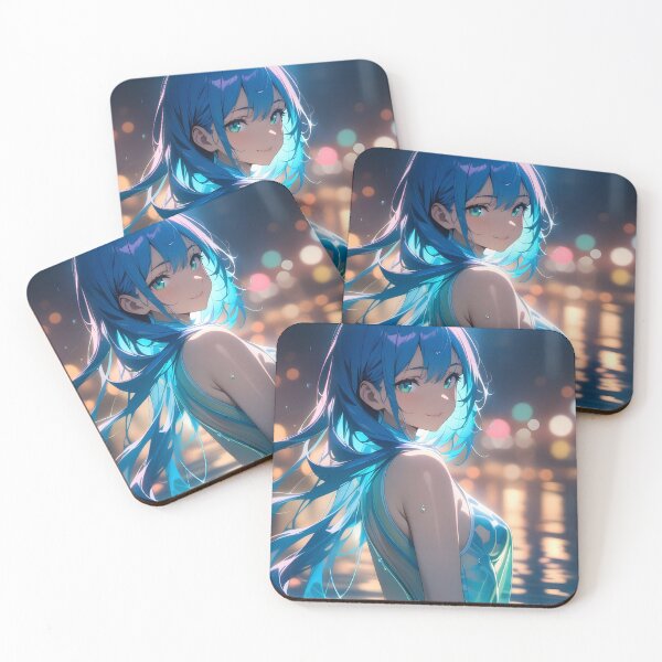 Item preview,  Anime Girl Emerging from Water designed and sold by ByteyCreatives.
