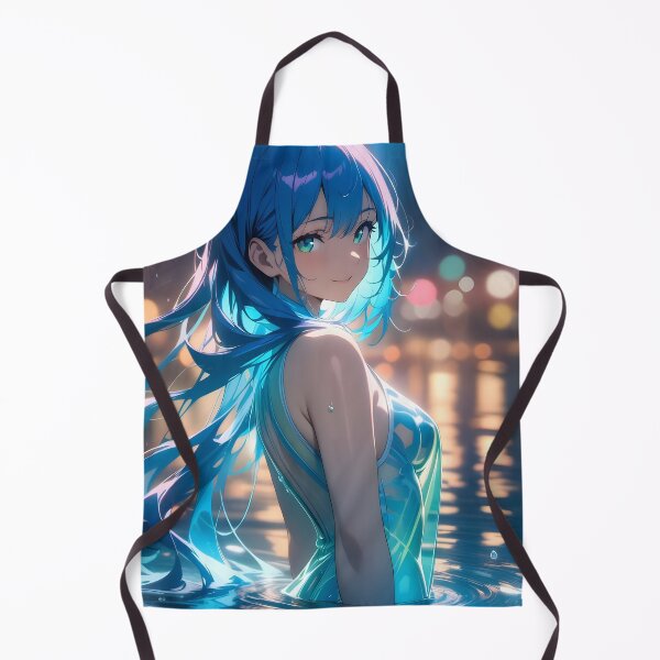 Artikelvorschau, Anime-Mädchen taucht aus dem Wasser auf entworfen und verkauft von ByteyCreatives.