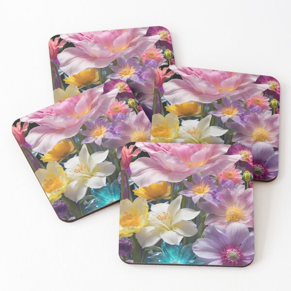 Item preview, Cute spring wildflowers, wild flowers floral poster design, background. designed and sold by HAKKI ARSLAN.
