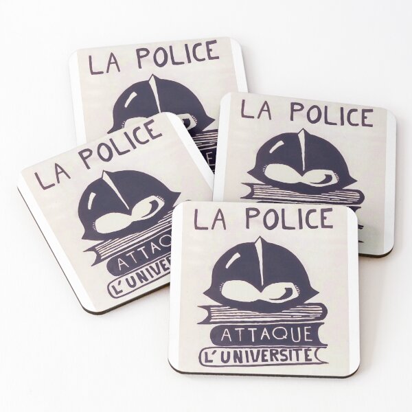 Item preview, Police attack May 68 designed and sold by YaelleDark.