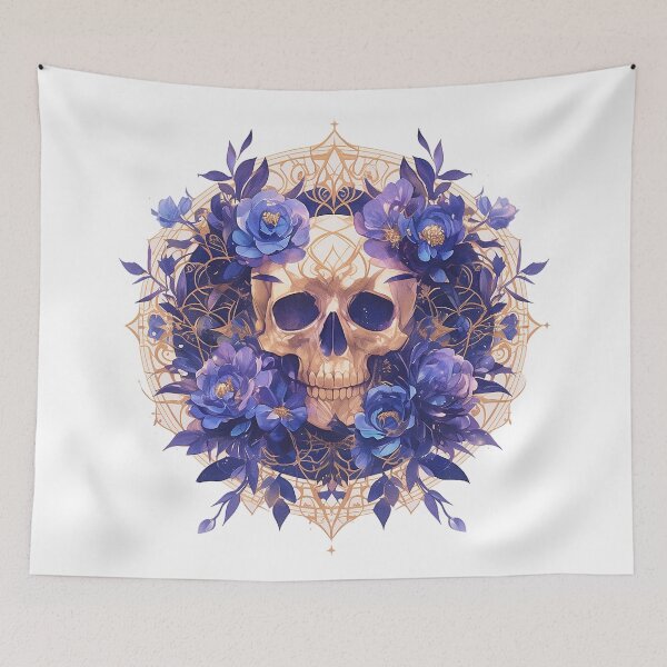 Item preview, Floral Skull Design designed and sold by Christian Weiss.