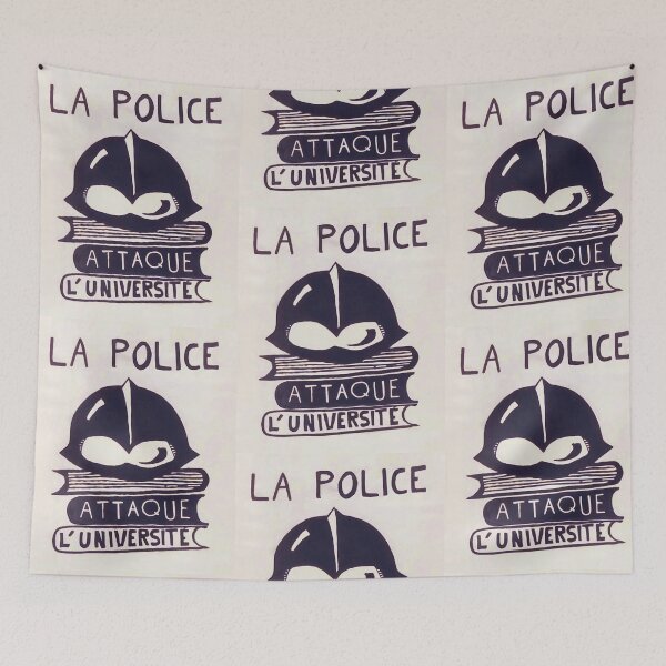 Item preview, Police attack May 68 designed and sold by YaelleDark.