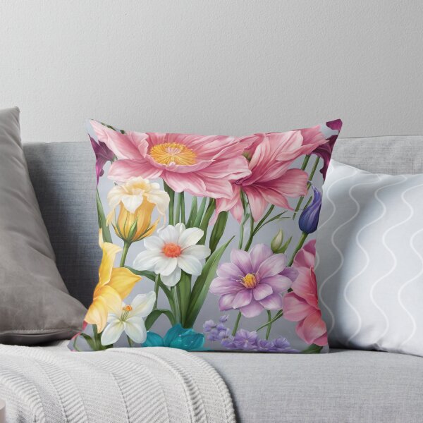 Item preview, Cute spring wildflowers, wild flowers floral poster design, background. designed and sold by HAKKI ARSLAN.