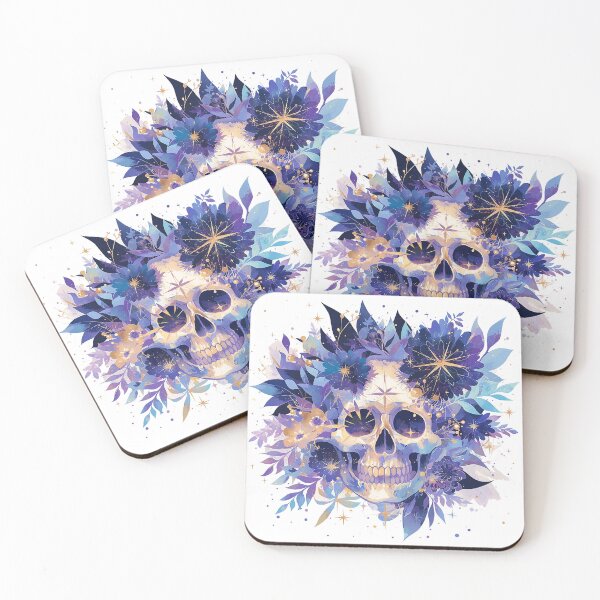 Item preview, Skull Surrounded by Flowers designed and sold by Christian Weiss.