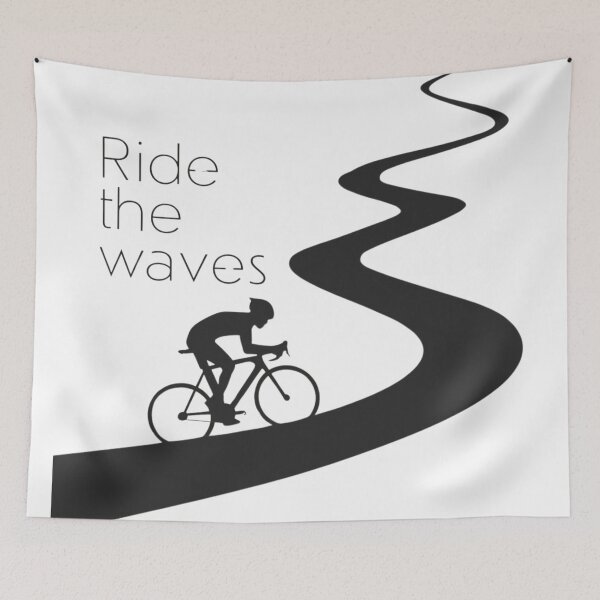 Item preview, Ajax90 Riding the waves on a bike designed and sold by Ajax90.