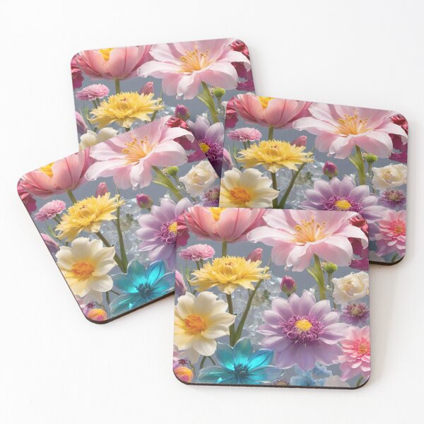 Item preview, Cute spring wildflowers, wild flowers floral poster design, background. designed and sold by HAKKI ARSLAN.