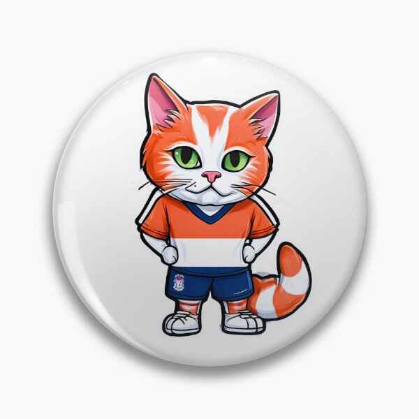 Artikelvorschau, NIEDERLANDE Sportmannschaft: eine Katze in den Farben der niederländischen Flagge Prinsenvlag D28 entworfen und verkauft von PerfectDay2Play.