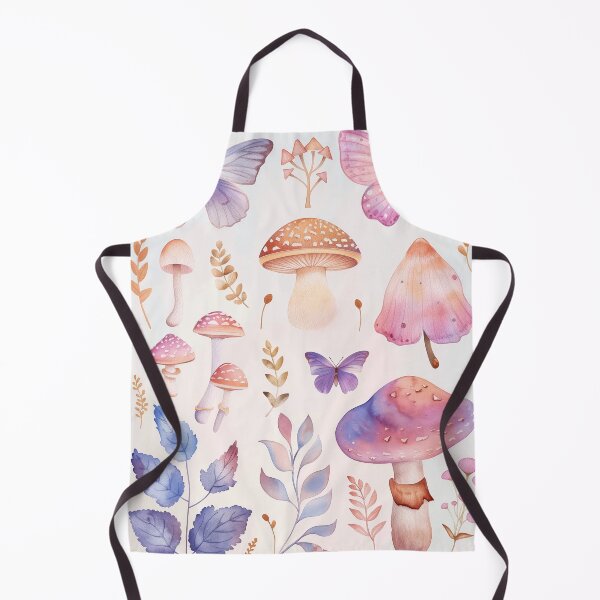 Item preview, Whimsical Butterfly and Mushroom Feast designed and sold by Gourmet Neko Art | .