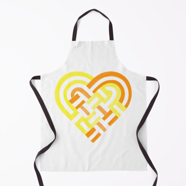 Item preview, Woven Heart Maverique Pride Flag Yellow Orange designed and sold by JoyfulJen.