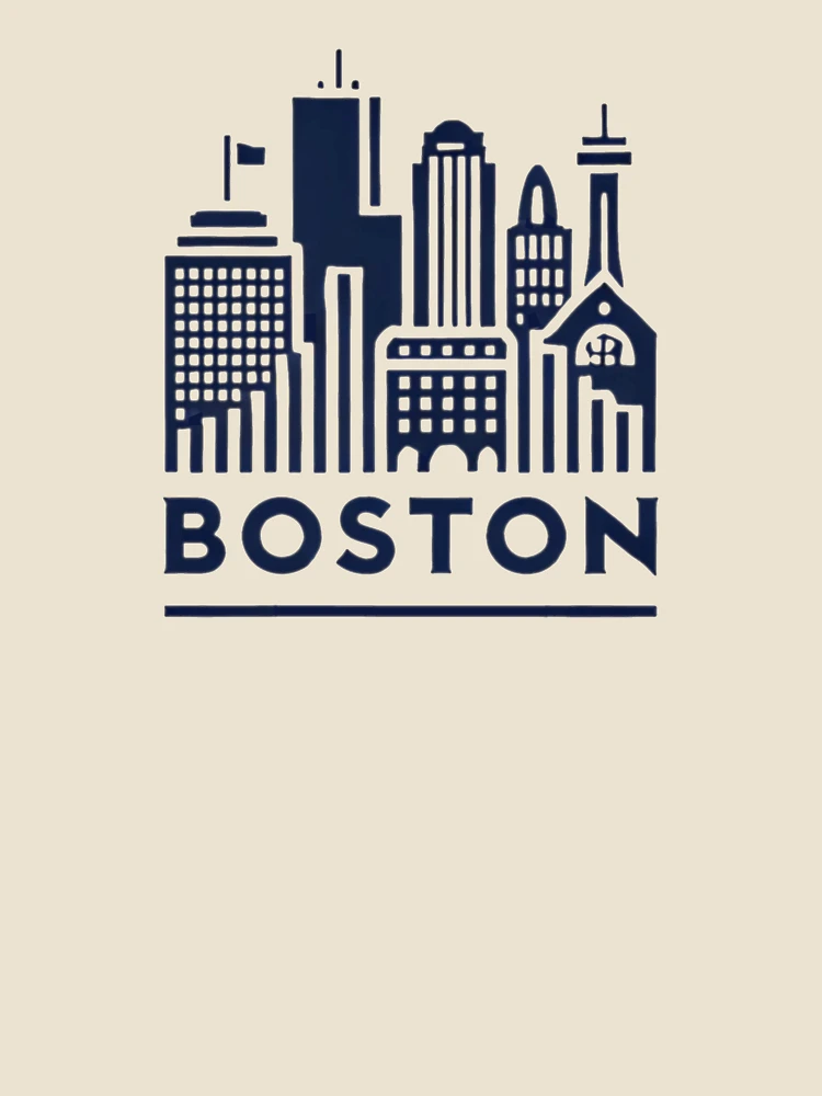 Thumbnail 4 of 4, Relaxed T-Shirt, Boston designed and sold by ShellSticker.