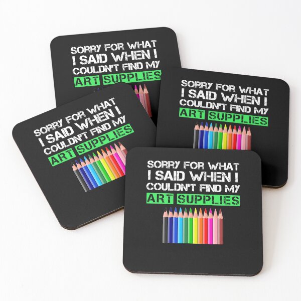 Item preview, Sarcastic Art Supplies Quote Funny Drawing Humor designed and sold by SharpThreadZ.