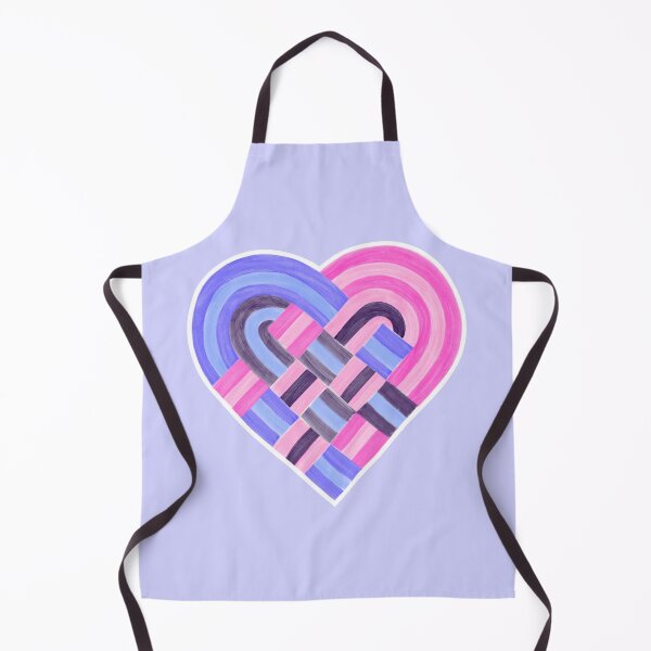 Item preview, Woven Heart Omnisexual Pride Flag Pink Purple designed and sold by JoyfulJen.