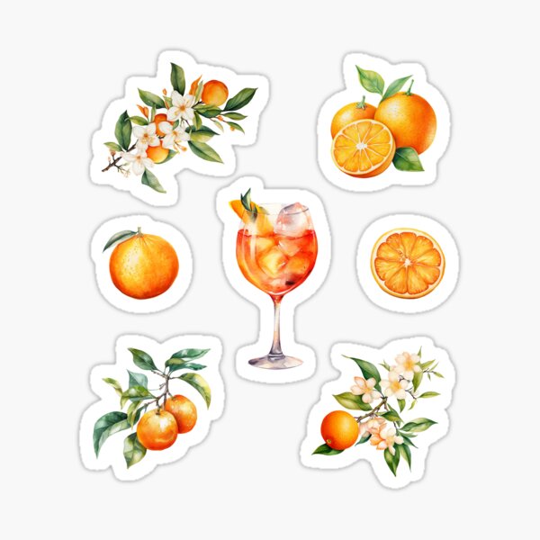 Item preview, Citrus Aperol Spritz Pack designed and sold by BBpaperie.